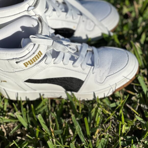 Preowned Puma Boys Rebound Layup SL High top sneakers size 5.5C - Picture 4 of 6